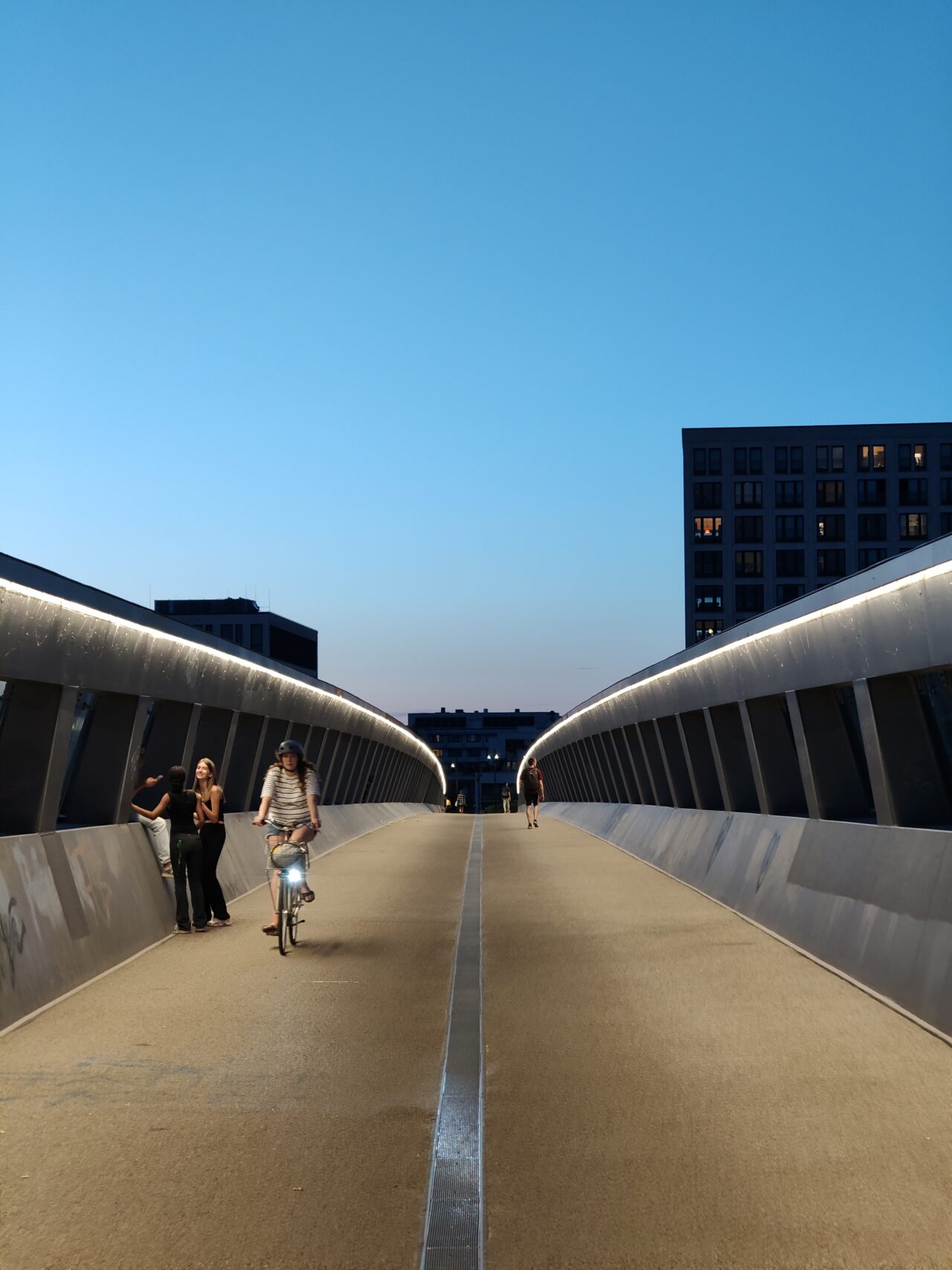 Bridge with pedestrians